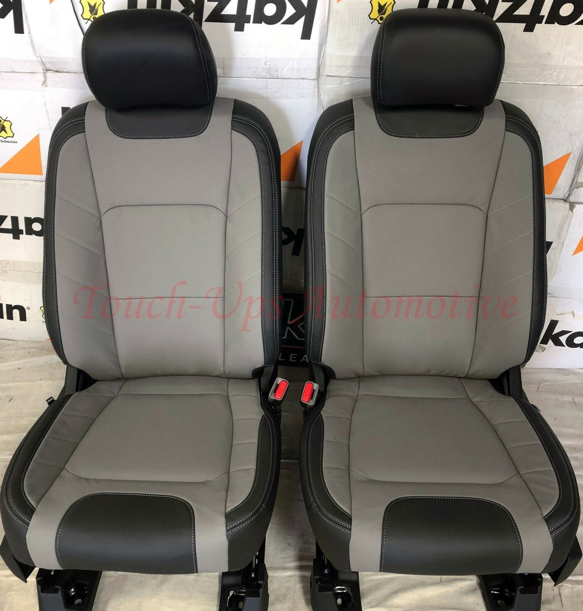 2019 20 Ford F 150 XLT SuperCrew Katzkin Leather Seat Covers LIMITED B Touch Ups