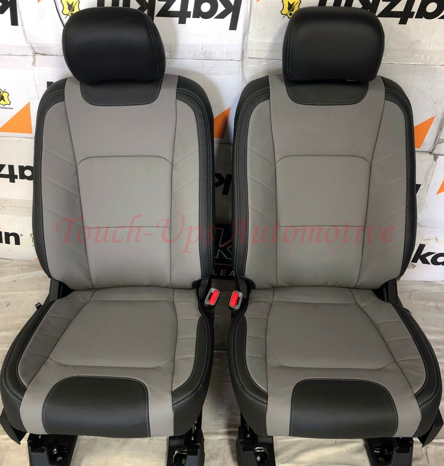 2017-2018 Ford F-250 XLT Regular Cab Katzkin Leather Seat Covers