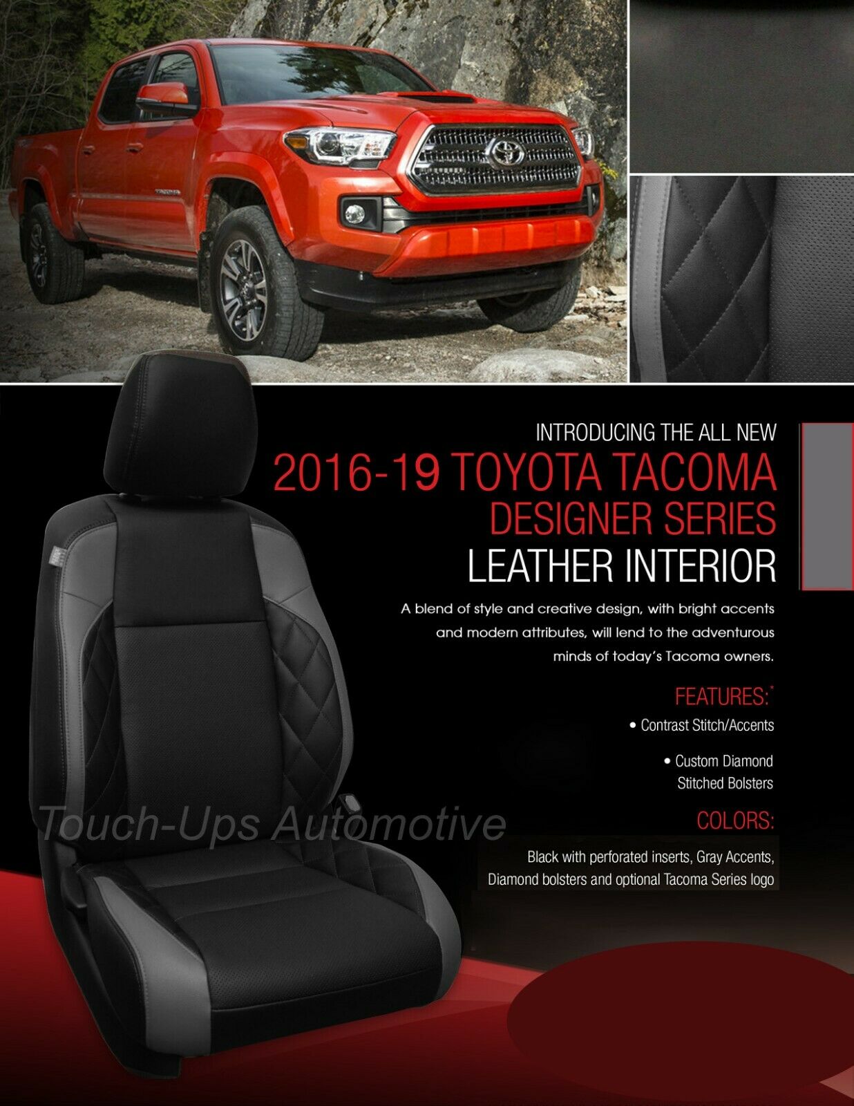 Toyota Tacoma ver 2 Car Seat Covers - USALast